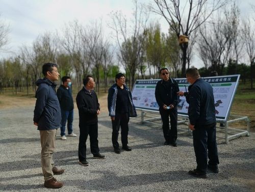 北京市园林绿化局调研城市副中心林保智能基站 部署2022年飞机防治林业有害生物工作